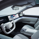 Interior view of the Sony Honda Afeela concept.